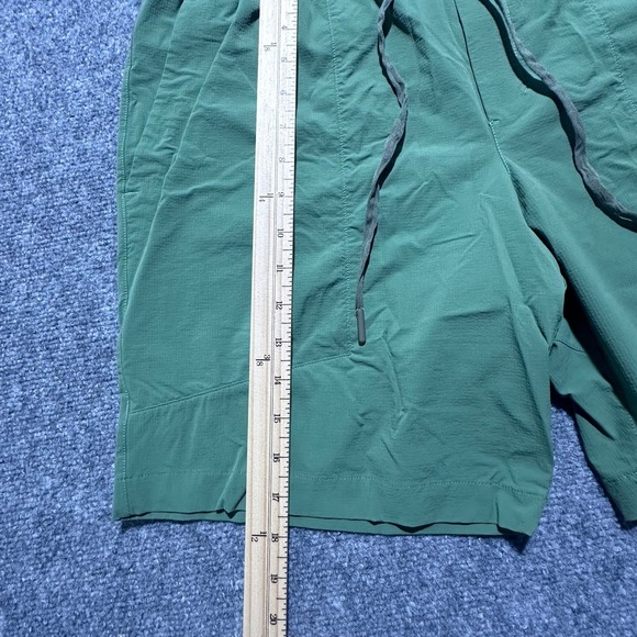 Lululemon Men's Green Quick-Dry Elastic Waist Drawstring Shorts Size L - Picture 5 of 7
